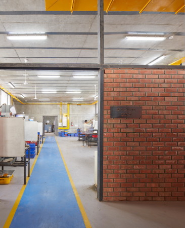 Fabrik von sP+a in Indien