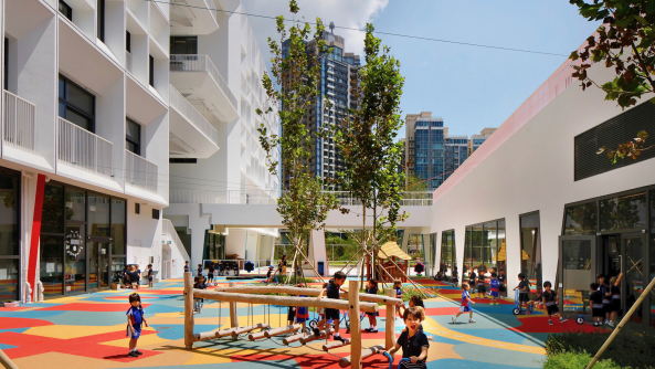 Schule in Hongkong von Henning Larsen