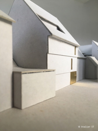 R�ckansicht des Modells