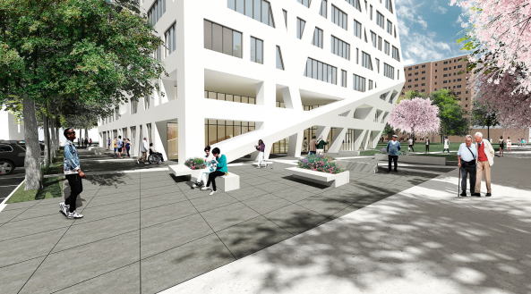 Studio Libeskind planen Sozialwohnungen in New York