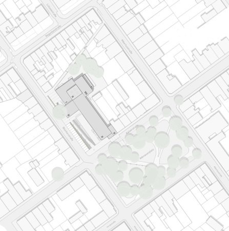 1. Preis, Lageplan: Schrammel Architekten Stadtplaner mit LARS Project aus Augsburg