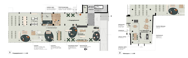 2. Preis, Nutzung im Erdgeschoss: NEW aus Dortmund mit Frder Landschaftsarchitekten aus Essen und UKW Innenarchitekten aus Krefeld