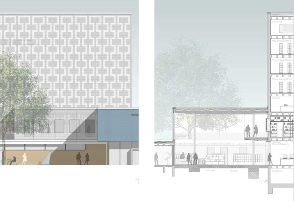 1. Preis, Ansicht: Schrammel Architekten Stadtplaner mit LARS Project aus Augsburg