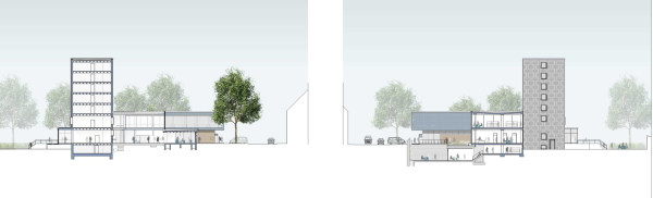 1. Preis, Schnitte: Schrammel Architekten Stadtplaner mit LARS Project aus Augsburg