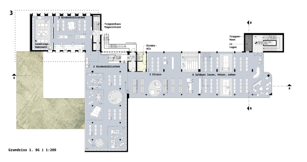 2. Preis, Erstes Obergeschoss: NEW aus Dortmund mit Frder Landschaftsarchitekten aus Essen und UKW Innenarchitekten aus Krefeld