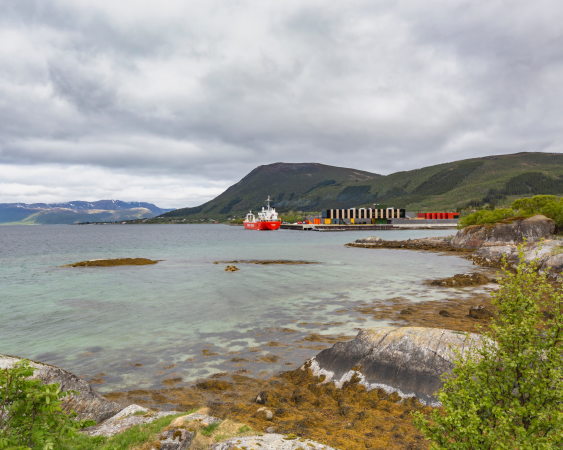 Fischereianlage in Norwegen von Sn�hetta