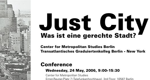 Konferenz zur gerechten Stadt in Berlin