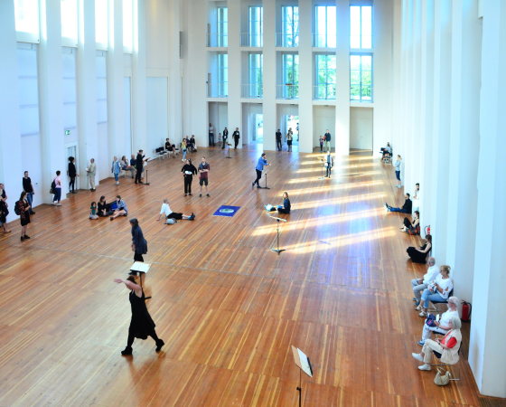 Der Groe Saal im Festspielhaus Hellerau am Tag des offenen Denkmals