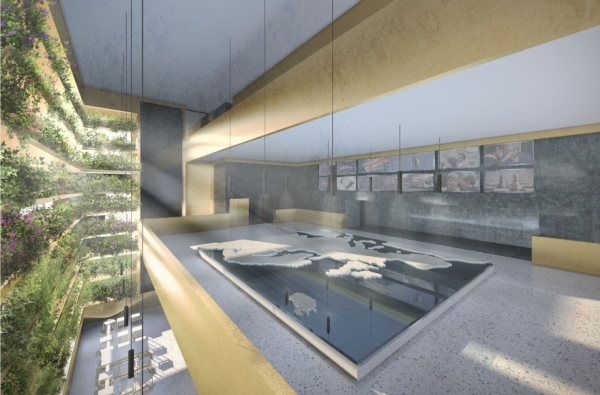 2. Preis: European Embassy London von Fabrizio Silvano, Innenraumperspektive