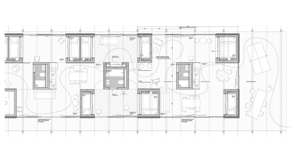 1. Preis: Architekturb�ro Voigt, Leipzig, Grundriss