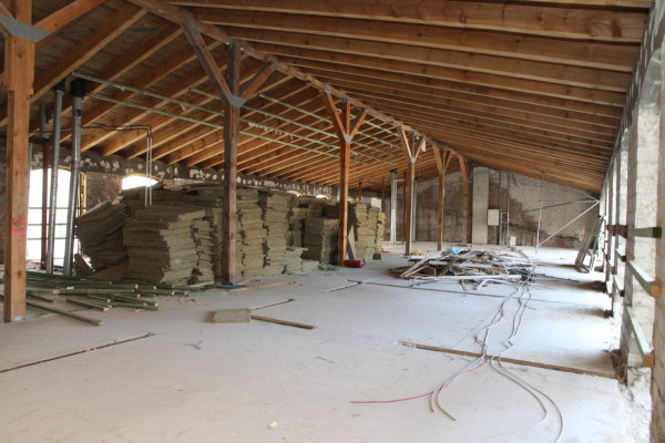 Der Bestand whrend des Umbaus.