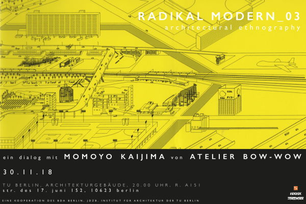 Erkundungen urbaner Rume, die ihren Entwrfen vorausgehen  darum geht es im Vortrag von Momoyo Kaijima.