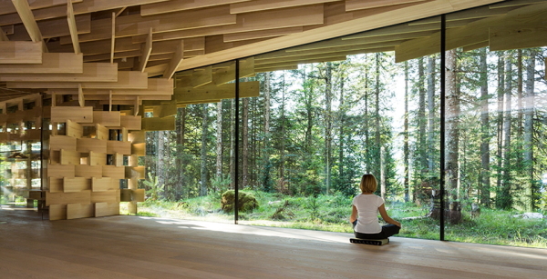 Meditation House in Kranzbach, Kengo Kuma