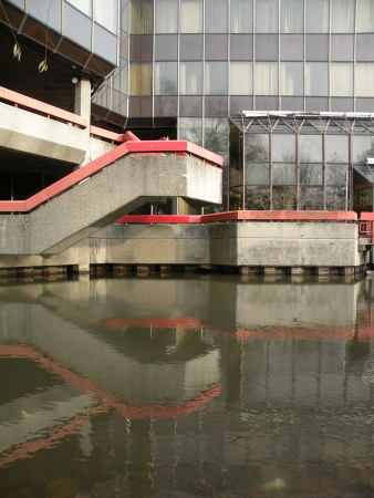 Rathaus Ahlen: Treppen am neuen Ufer - Architekten: Brigitte + Christoph Parade (Dsseldorf), 1974-82 (c) Stefan Rethfeld