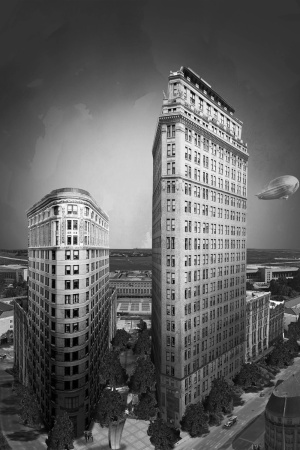 Carla Braesseler, T Torten Tower - Techno Tanke - Turm: Clinton + Russel, Beaver Building 1, Wall Street Court, 1904