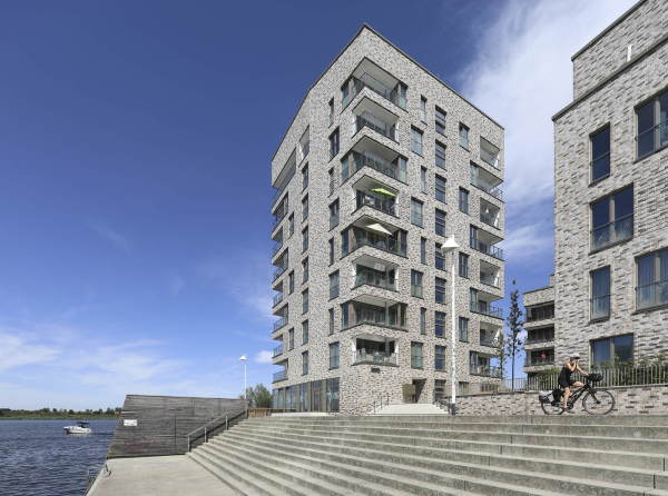 Wohnhuser von Tchoban Voss auf Rostocker Holzhalbinsel