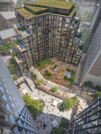 Schmidt Hammer Lassen bauen in Downtown Detroit