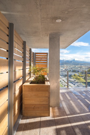Wohnhochhaus von duard Franois in Grenoble