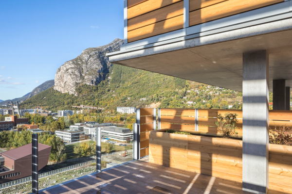 Wohnhochhaus von duard Franois in Grenoble