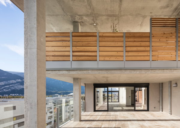 Wohnhochhaus von duard Franois in Grenoble