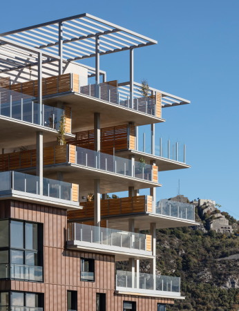 Wohnhochhaus von duard Franois in Grenoble