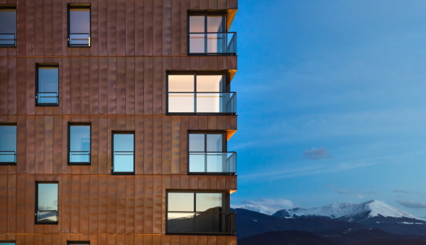 Wohnhochhaus von duard Franois in Grenoble