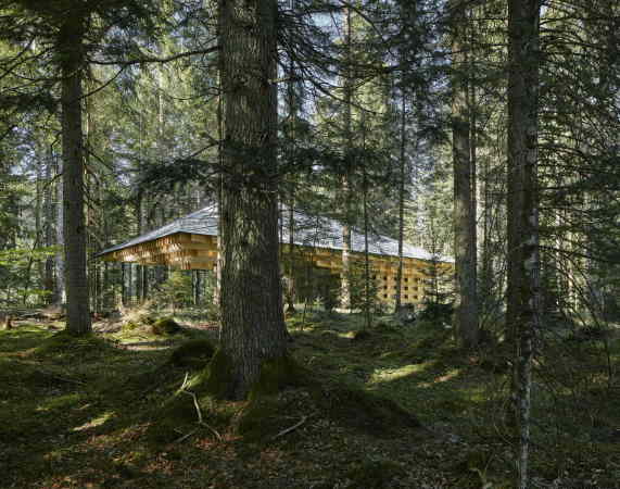 Meditationshaus von Kengo Kuma bei Garmisch-Partenkirchen