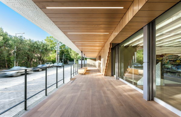 Supermarktumbau von KLAB architecture in Athen