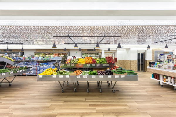 Supermarktumbau von KLAB architecture in Athen