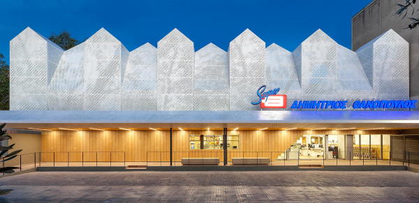 Supermarktumbau von KLAB architecture in Athen