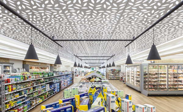 Supermarktumbau von KLAB architecture in Athen