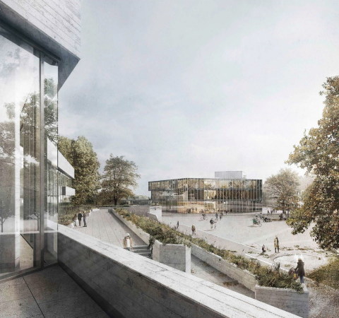 Anerkennung: Schulz und Schulz Architekten (Leipzig) mit Drr Landschaftsarchitekten (Halle/Saale)