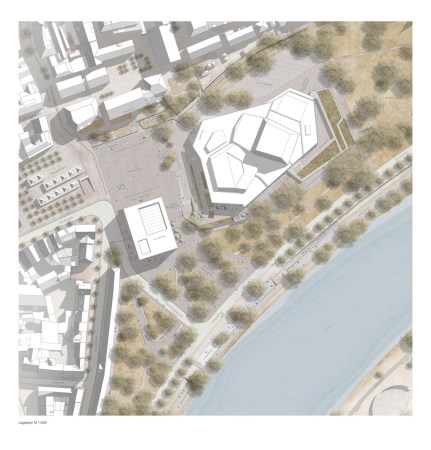 Anerkennung: Glass Kramer Lbbert Architekten (Berlin) mit bbz landschaftsarchitekten (Berlin)