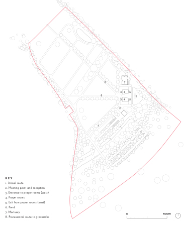 Jdische Trauerhalle von Waugh Thistleton Architects bei London