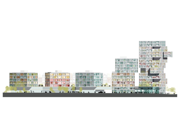 MVRDV planen Stadtquartier in Kiel