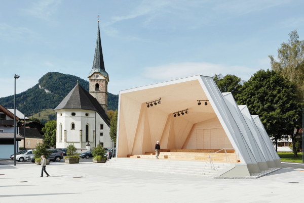 Anerkennung in der Kategorie ffentliche Bauten: Musikpavillon Kirchdorf