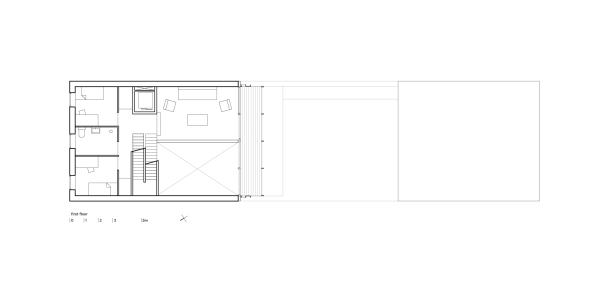Grundriss: 1. Obergeschoss