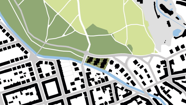 2. Preis: OsterwoldSchmidt Exp!ander Architekten, Weimar mit Hutterreimann Landschaftsarchitekten, Berlin
