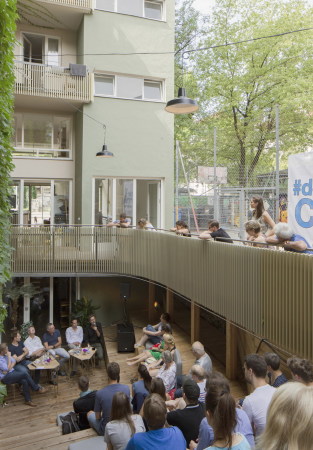 Wohn- und Kulturzentrum fr Geflchtete in Mnchen