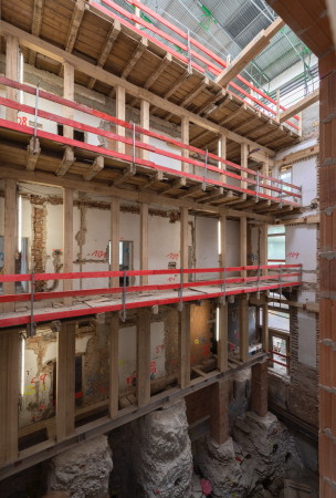 Die Kopfbauten wurden neu unterkellert.