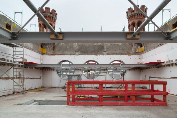 Von der Renovierung war auch das Dach betroffen.