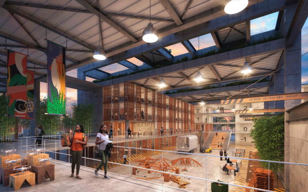 Masterplan von SOM fr Freistadt bei Lagos