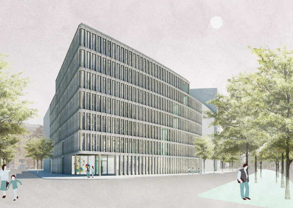 Platz 2: ARGE Derveaux | Rimpau + Bauer Architekten (Berlin)