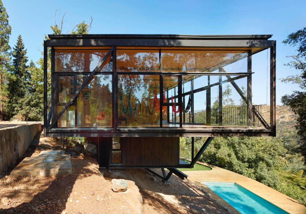 Wohnhaus In Santiago De Chile Von Aguilo Pedraza Hommage An Doppel T Architektur Und Architekten News Meldungen Nachrichten Baunetz De