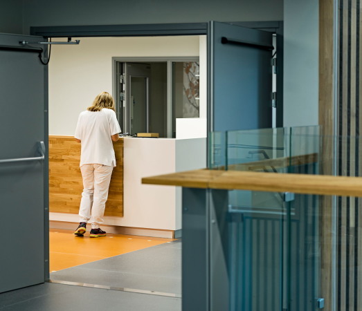 Neubau im Haraldsplass Hospital von C.F. Mller