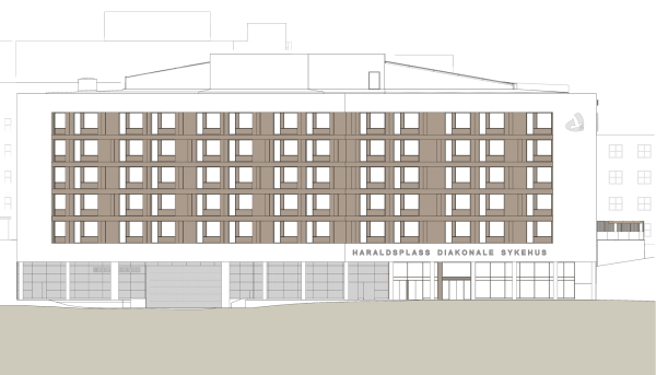 Ansicht West mit Haupteingang