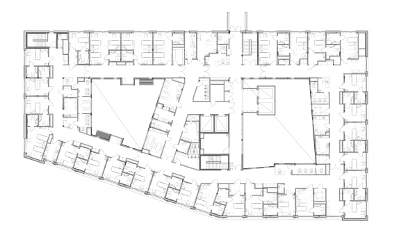 Grundriss 4. Obergeschoss