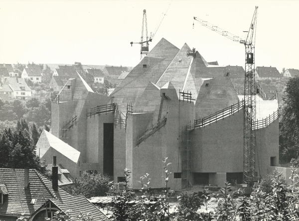 Baustellenbesuch bei Bhms Wallfahrtsdom in Neviges