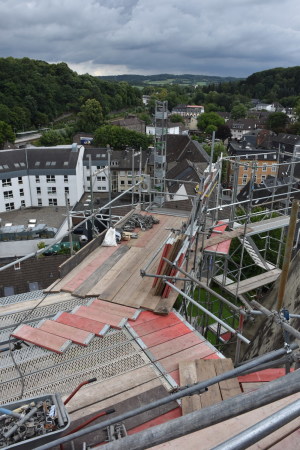 Baustellenbesuch bei Bhms Wallfahrtsdom in Neviges