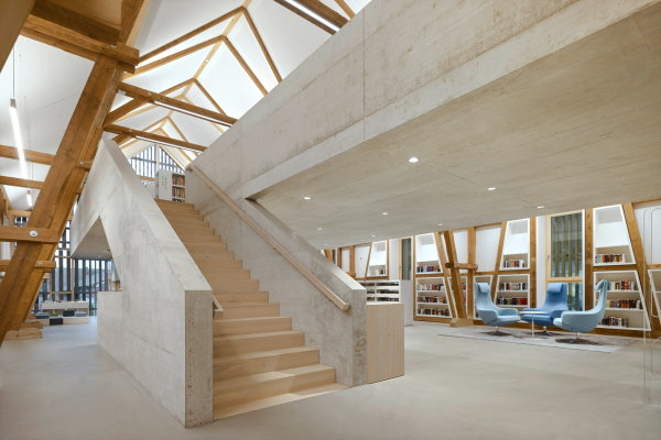 Bibliothek in Kressbronn am Bodensee von Steimle Architekten